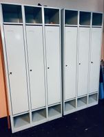 3er Spind Metallschrank