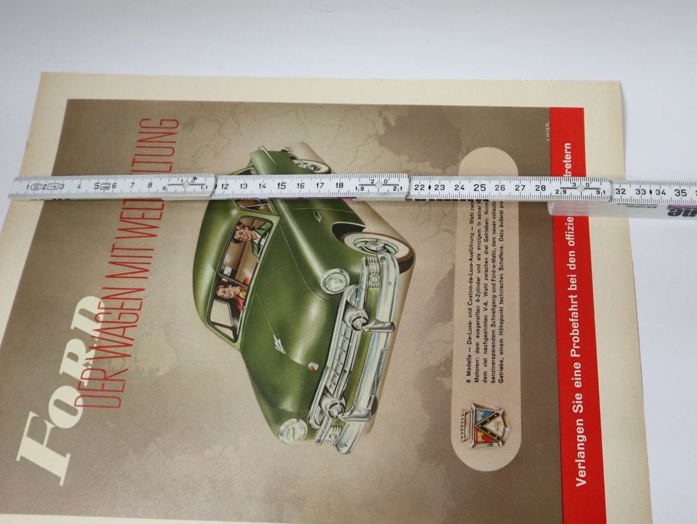 Posters & Illustrations: Grosse Werbung Ford ca. 1950  ca. 33cm – D'occasion à Eschenbach SG par Astalavista 2