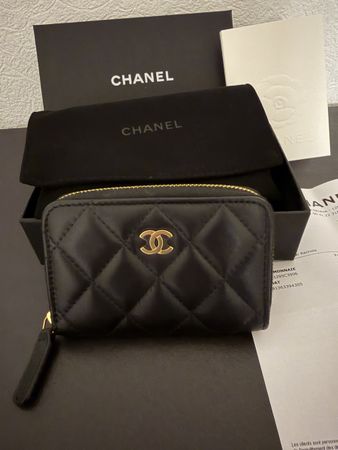 Chanel Black Coin Purse (New)
