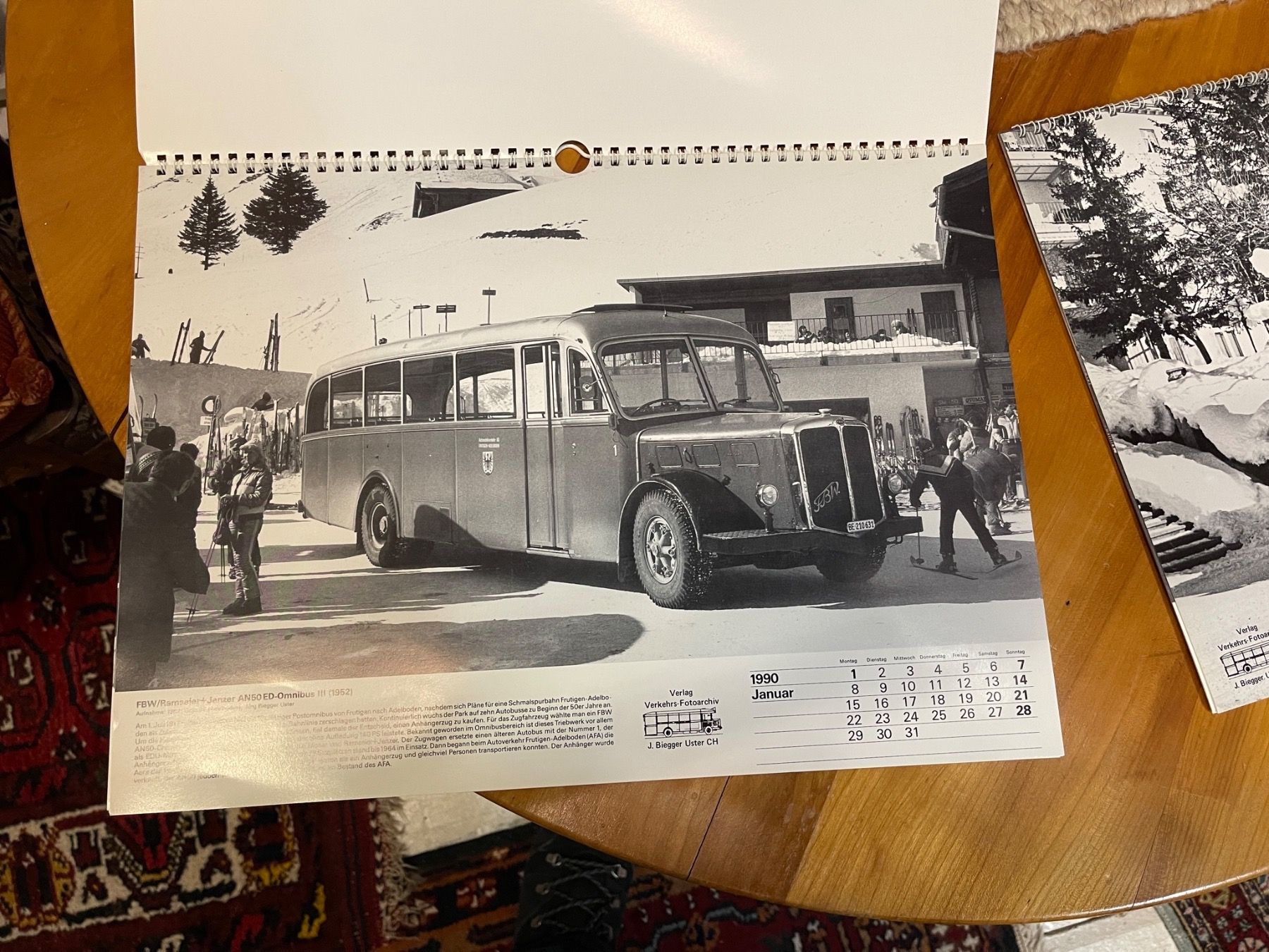 Kalender: 2 Bus Oldtimer Kalender 1988 und 1990 – Gebraucht aus Reiden von Zofi-Brocki 2