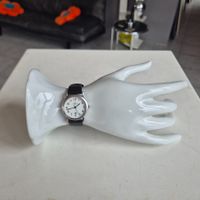 Vintage Alpha Basic Watch Armbanduhr Uhr mit Lederarmband