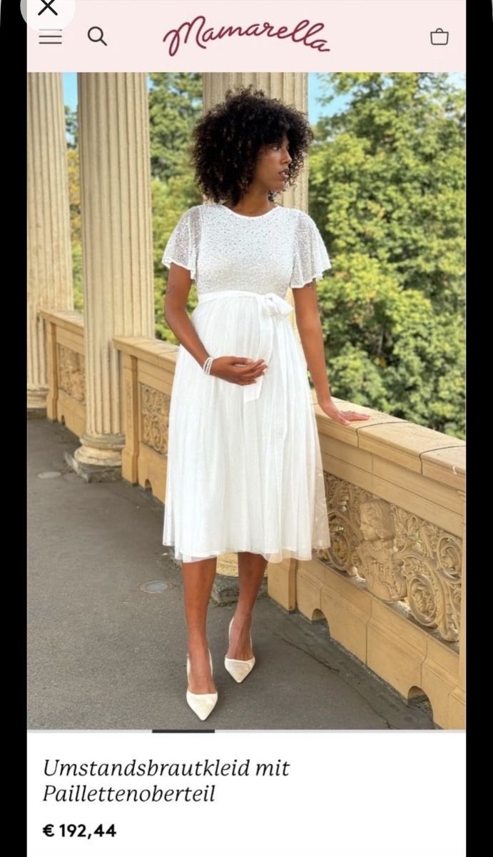 Kleider: Umstands-Brautkleid von Mamarella – Neu und originalverpackt aus Mosnang von pic_h88l 1