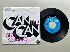 SUZI QUATRO tolle Single Can the Can Super Hit Kult Top