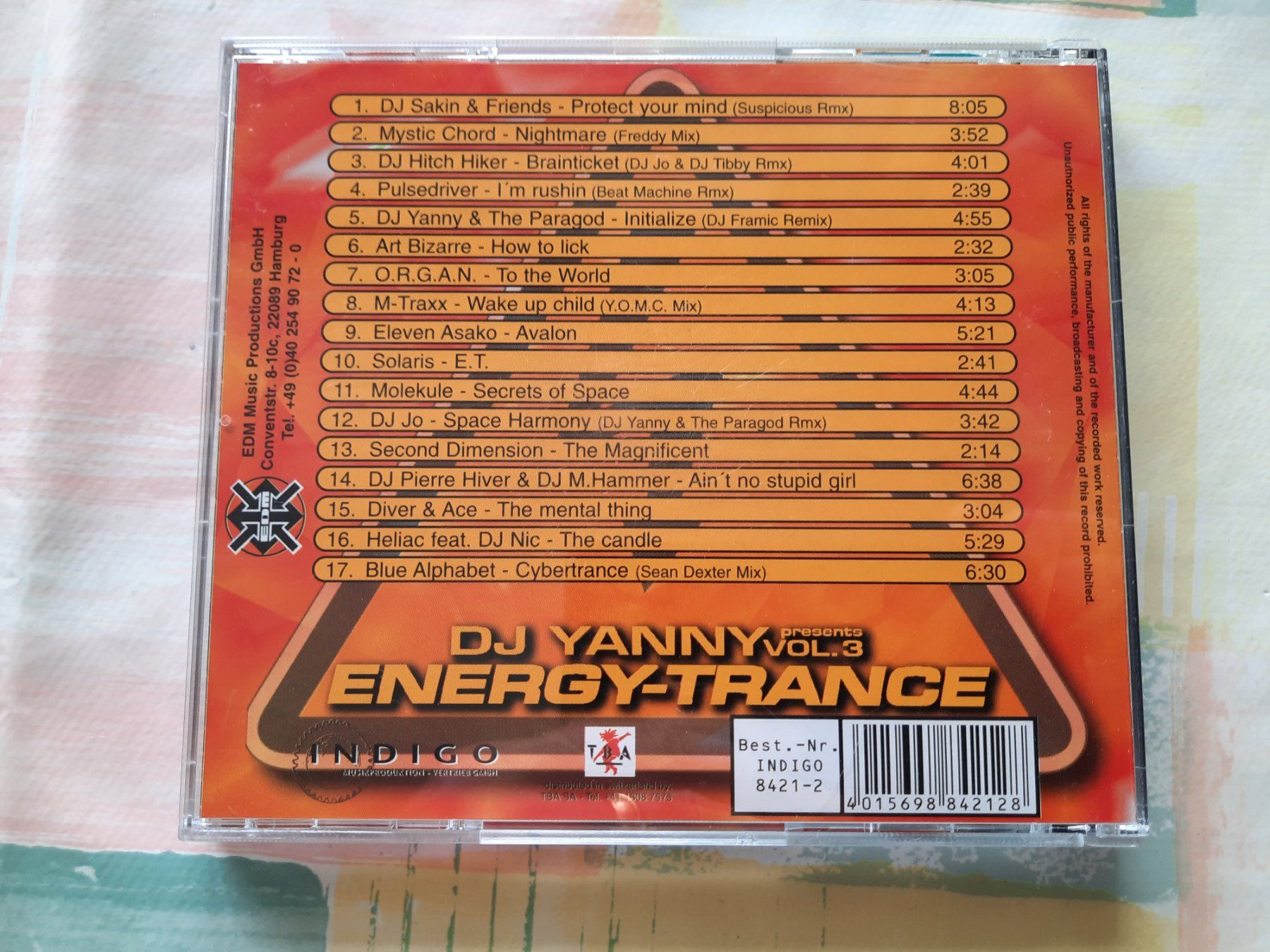 CD: CD DJ Yanny - Energy trance volume 3 – Usato da Pully venduto da bro_n52j 2