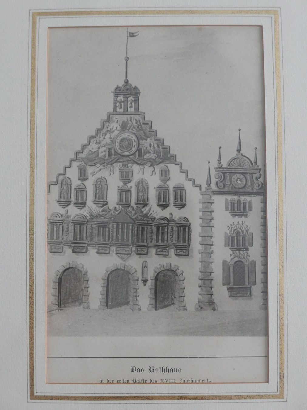 Poster & Bilder: BILD RATHAUS ST. GALLEN ANFANGS 18. JH. – Gebraucht aus Balgach von Zwischenraum 1