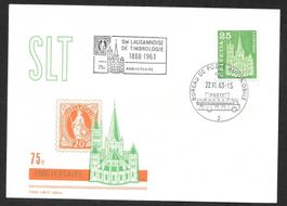 Maximumkarte Nr. 359 Lausanne gest. Sonderstempel 22.6.1963