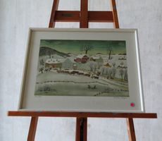 Verena Broger – Appenzeller Winterlandschaft – signiert