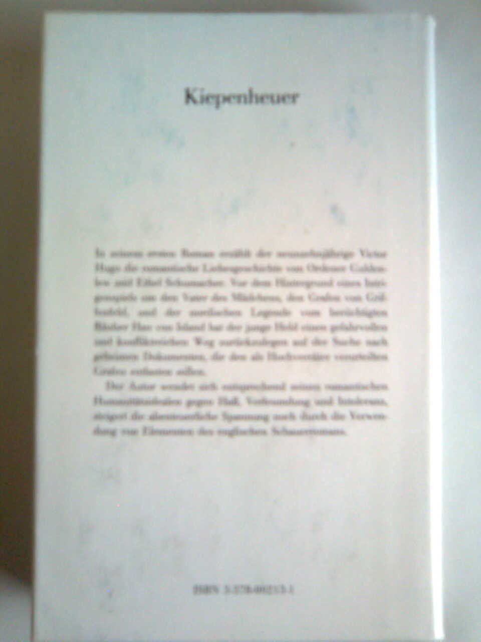 Libri: Victor Hugo Han der Isländer – Usato da Basel venduto da Alacant 2
