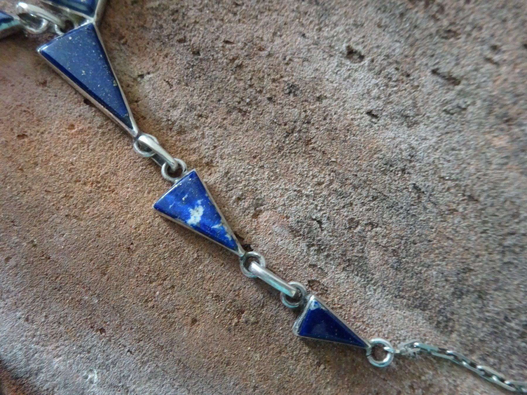 Catenine: Kette Lapislazuli / 970 Silber – Usato da Esslingen venduto da FetteSchnecke 3