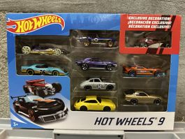 Hot wheels set 9stk