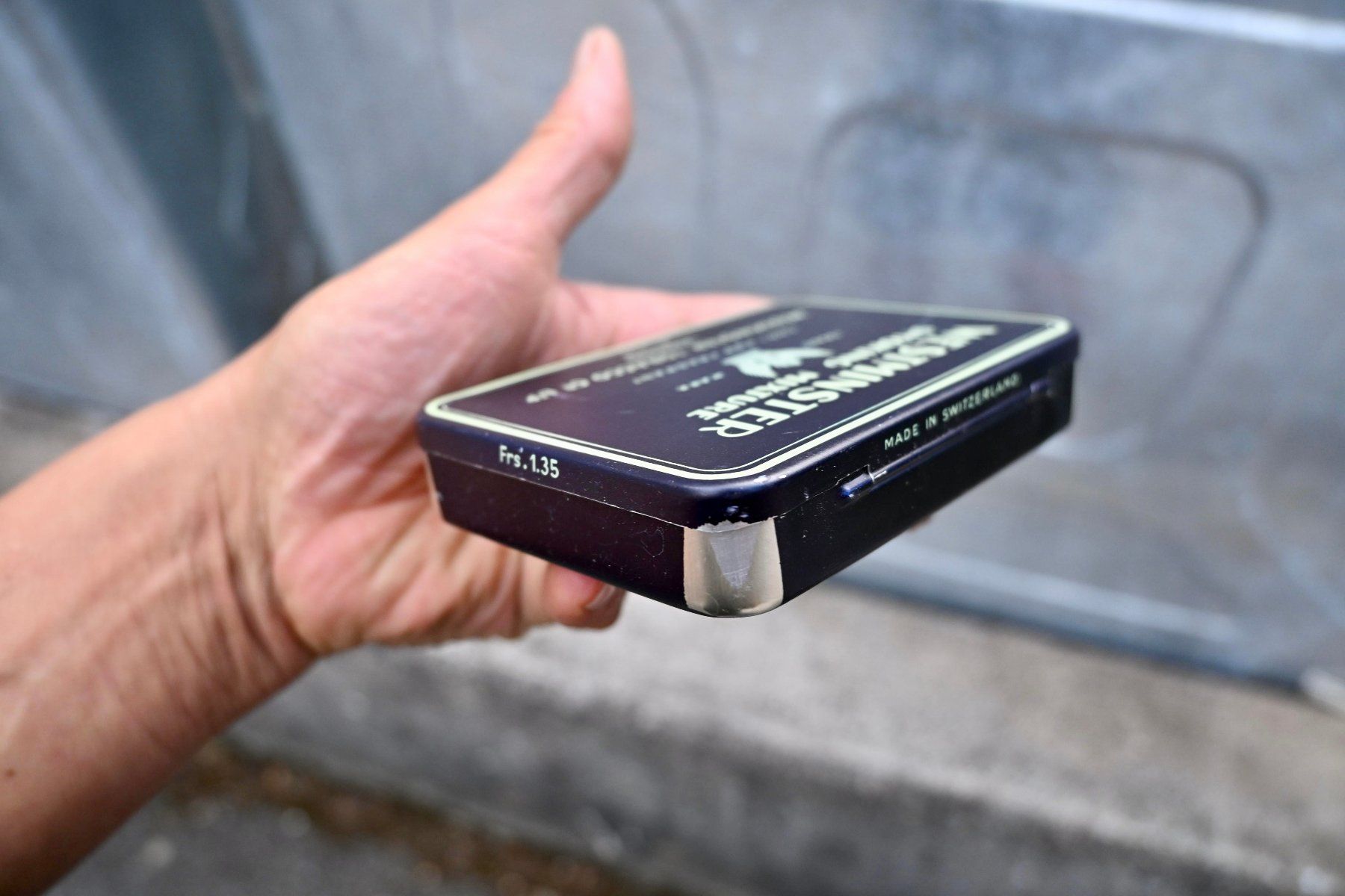 Barattoli: BLECHDOSE Westminster Smoking Mixture MADE IN SWITZERLAND – Usato da Pfaffhausen venduto da mono_rec 7
