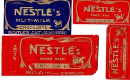 Werbung antik Schokolade Nestle Lot