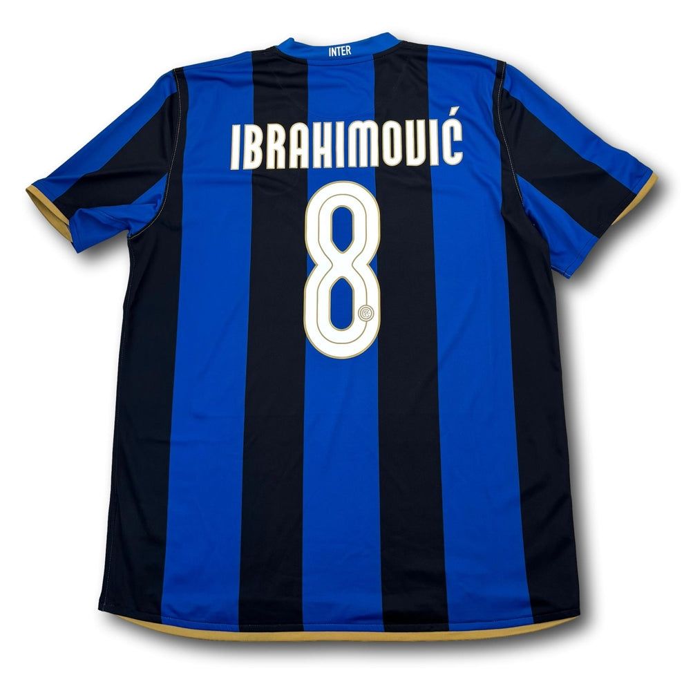 Canottiere & Pantaloni: Inter Mailand - 2008-09 - Heim - XL - Nike - Ibrahimovic – Usato da Bolligen venduto da ToTheJerseyEquipment