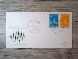 TR47 Enveloppe + Timbre Pays-Bas 1972