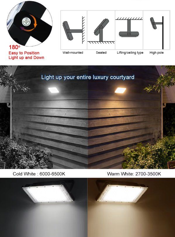 Lampade: LED 150W Flutlicht Aussenstrahler IP65, Warm White – Nuovo e nell'imballaggio originale da Romanshorn venduto da pfimex 3