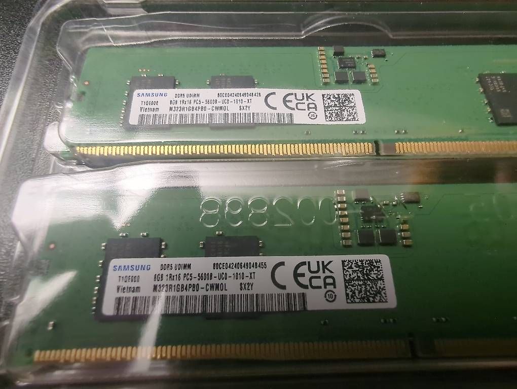 Samsung 2x 8GB DDR5-5600 UDIMM (Gebraucht) in Burgdorf für CHF 122