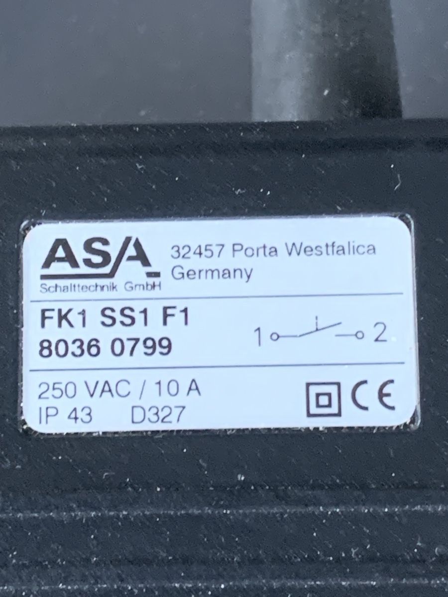 Interruttori: ASA Fussschalter FK1 – Nuovo (secondo la descrizione) da Staufen venduto da Bilancia06 1