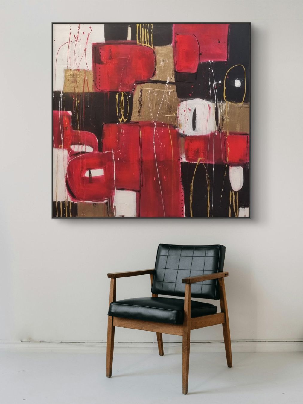 Gemälde: Originales abstraktes Bild 90x90cm – Neu (gemäss Beschreibung) aus Urdorf von Contra8