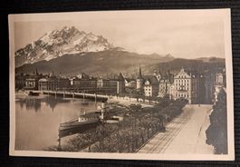 LUZERN 1924 - DAMPFSCHIFF