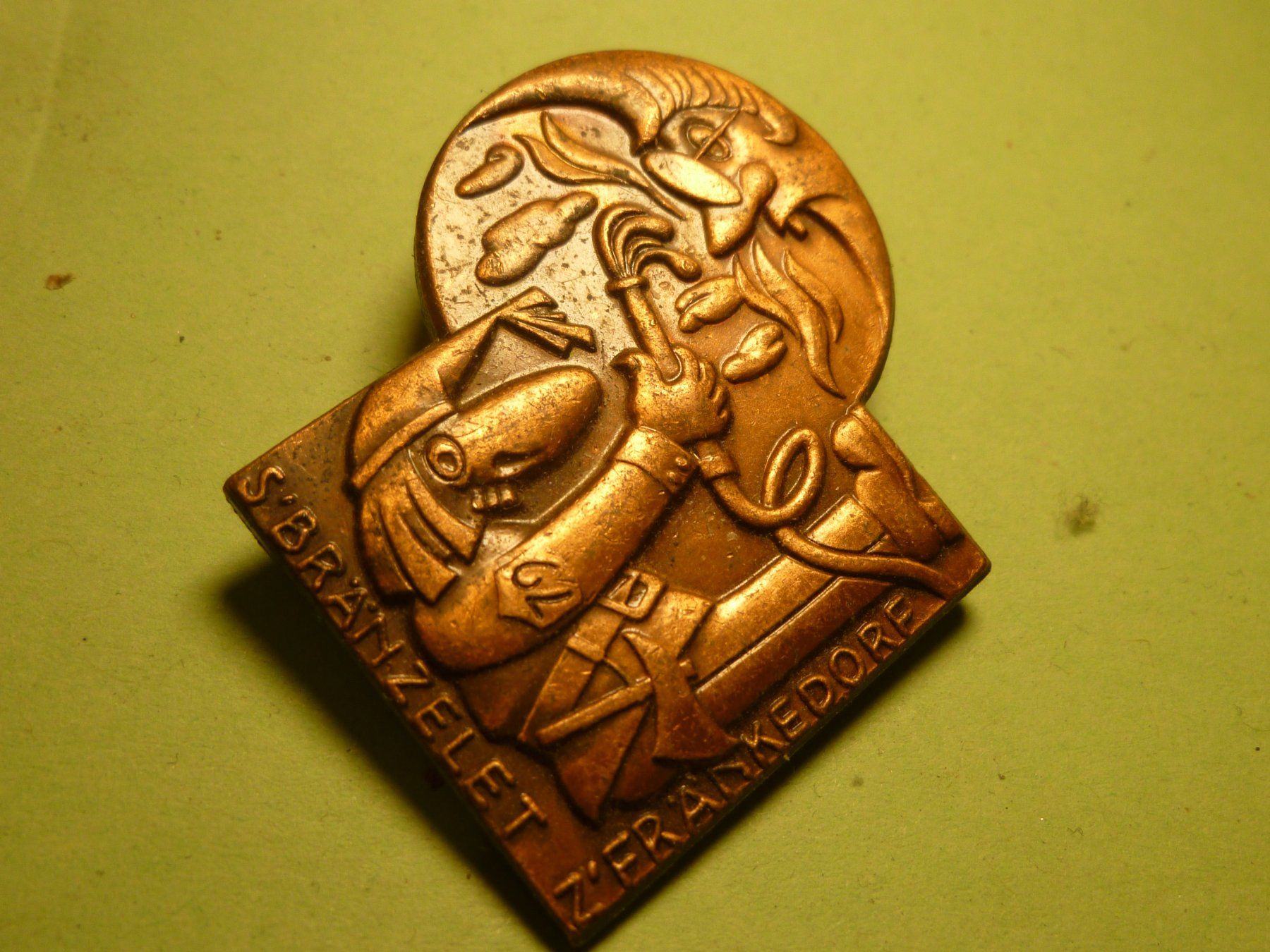 Plaketten & Abzeichen: FRÄNKENDORF 1979 BRONZE – Gebraucht aus Ried (Muotathal) von Mandarin02