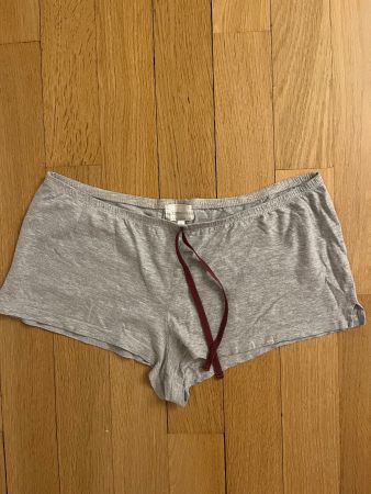 Schlaf-Shorts grau