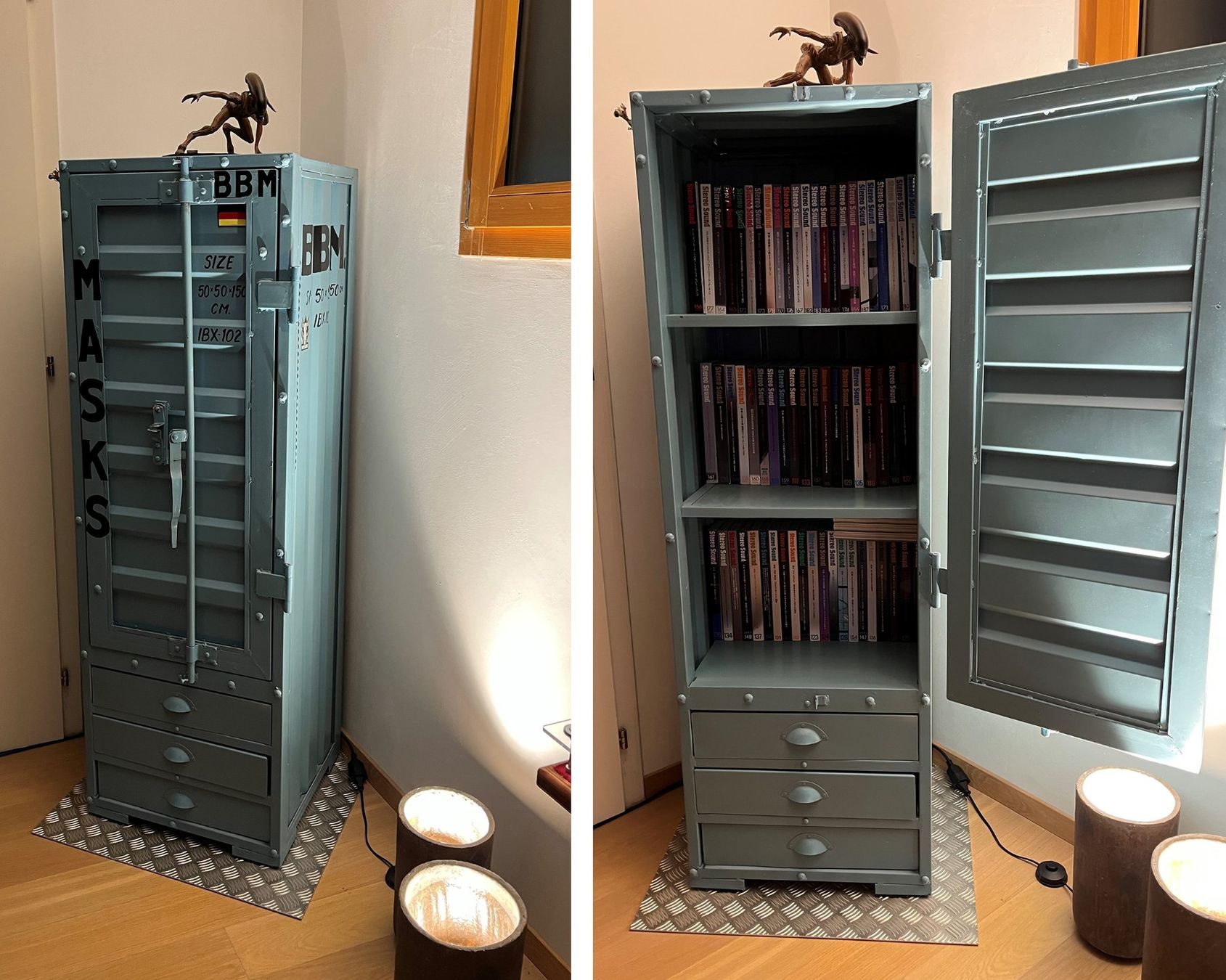 Interio Armadi: Belle armoire en métal – Usato da Satigny venduto da carbone888