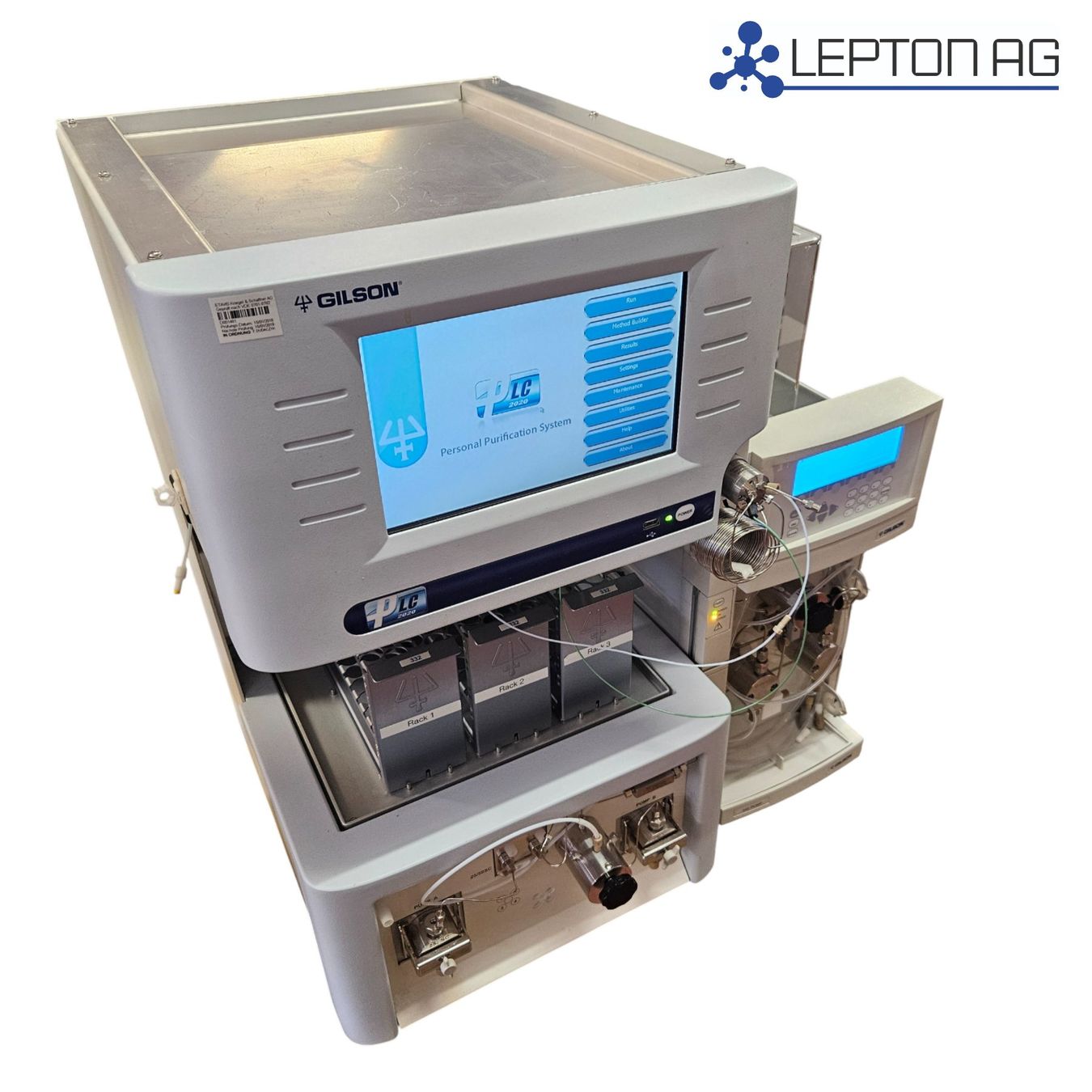 Accessori da laboratorio: Gilson PLC 2020 Personal Purification System - Guter Zustand – Usato da Niederdorf venduto da LeptonAG_Labor