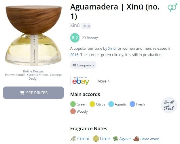 Profumi & Eau de Toilette: Decant Aguamadera - Xinu    – Usato da Lausanne venduto da Andonia 1