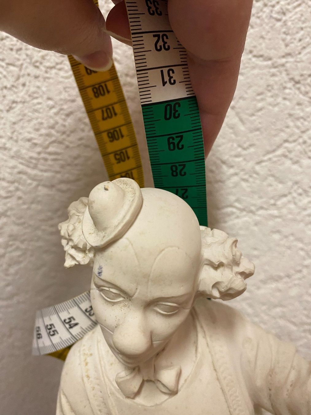 Statuette: Clown Figur aus Gips – Usato da Winkel venduto da zucchetti 2