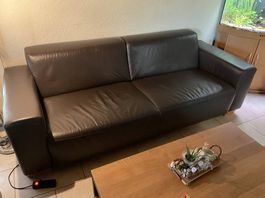 3er Ledersofa wegen Umzug zu verkaufen