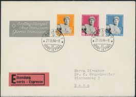 1944 - Olympiade - Ersttagsbrief FDC ET - Gaudard