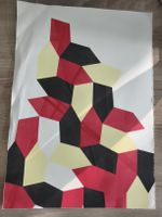 MATIEU : cubiste géométrique, Lithographie original signé