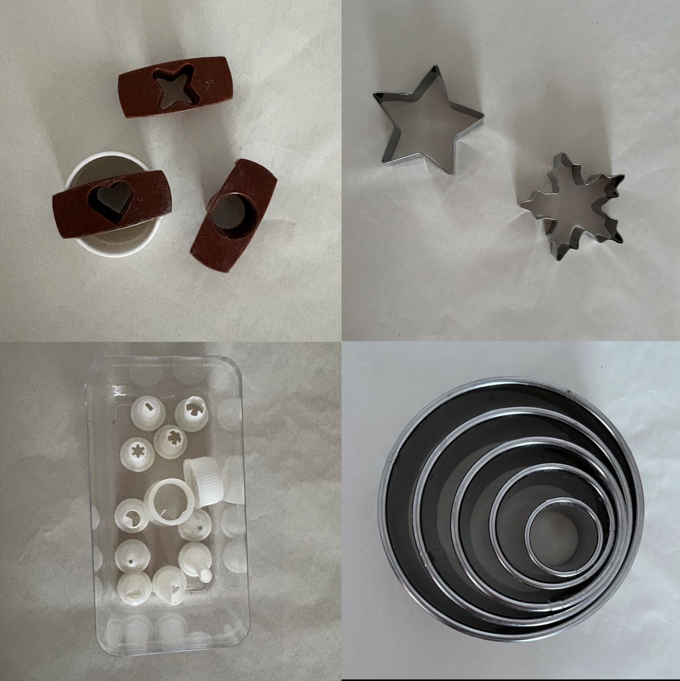 Teglie da forno: Set formine per biscotti e bocchette per decori pasticceria – Usato da Bellinzona venduto da dan_m8pc