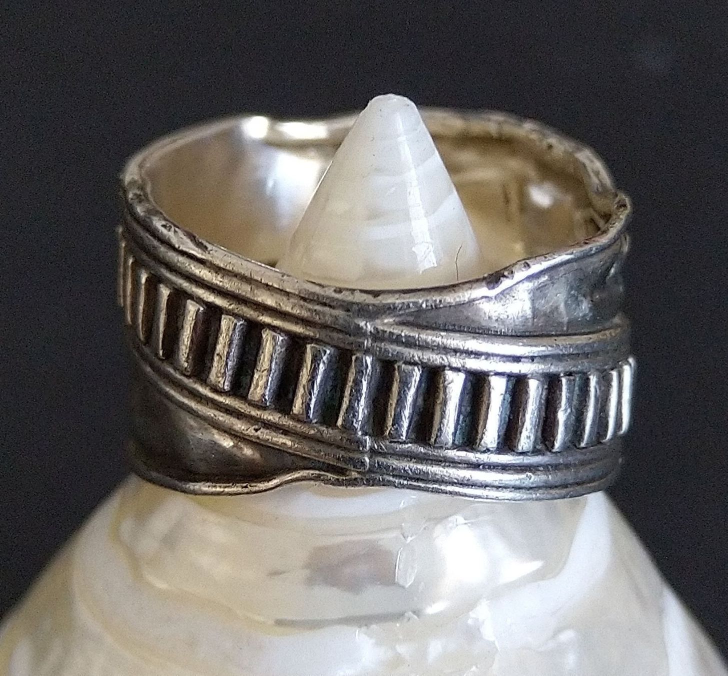 Anelli: KNITTER RING IN 925 SILBER – Usato da Romanshorn venduto da BoutiqueA 3