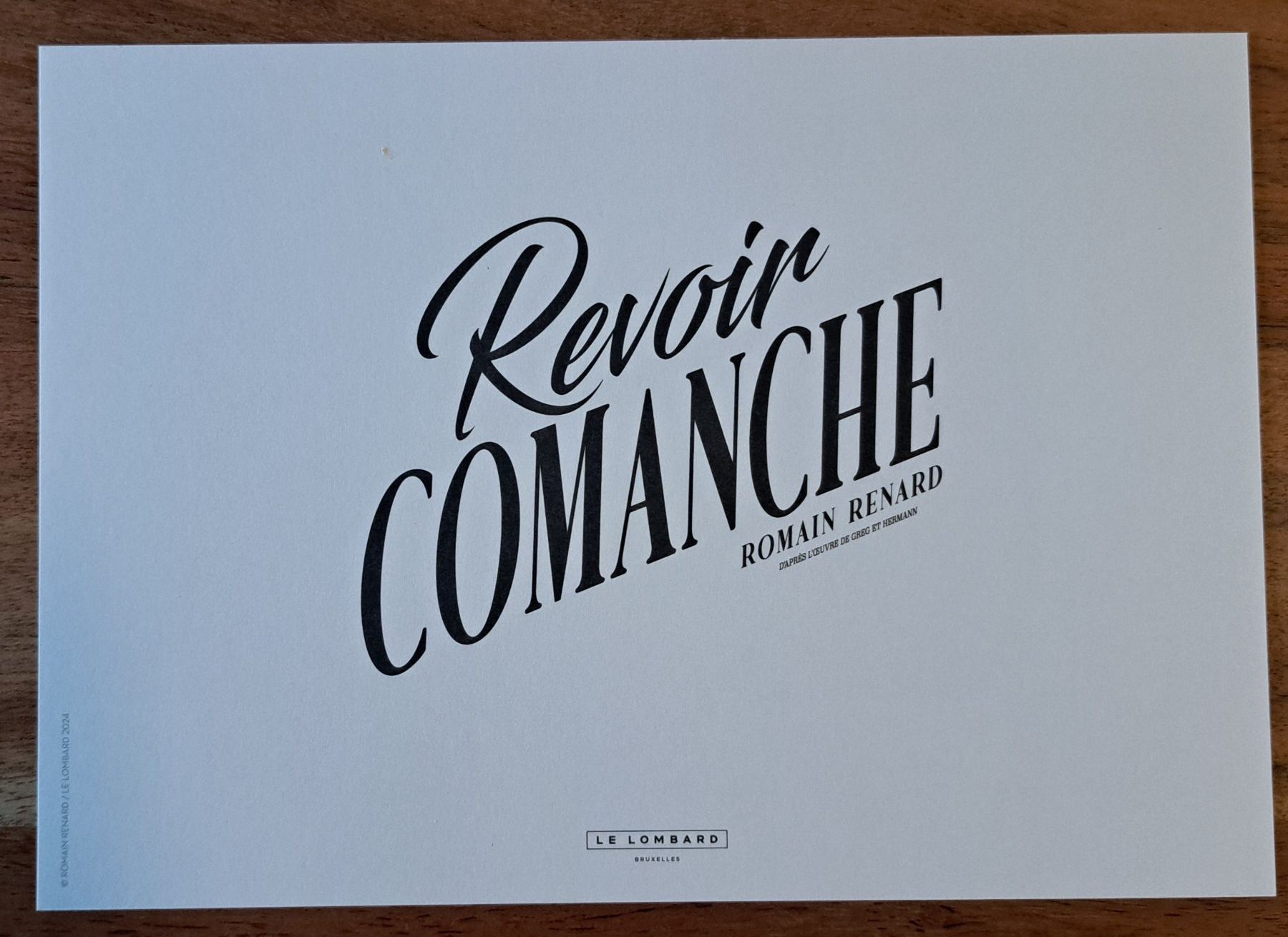 Fumetti: Ex-Libris Revoir Comanche NEUF 21X15 cm – Nuovo (secondo la descrizione) da Dorénaz venduto da DaWiiD 1