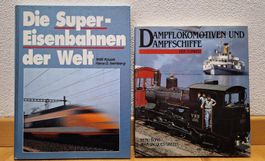 Eisenbahnen & Dampflokomotive der Schweiz, 2 Bücher !