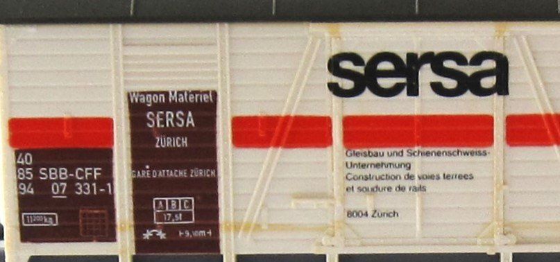 Fleischmann Modellini di ferrovie: Fleischmann SBB Sersa Bauzug 3-teilig, Epoche IV – Nuovo (secondo la descrizione) da Derendingen venduto da Benfis 3