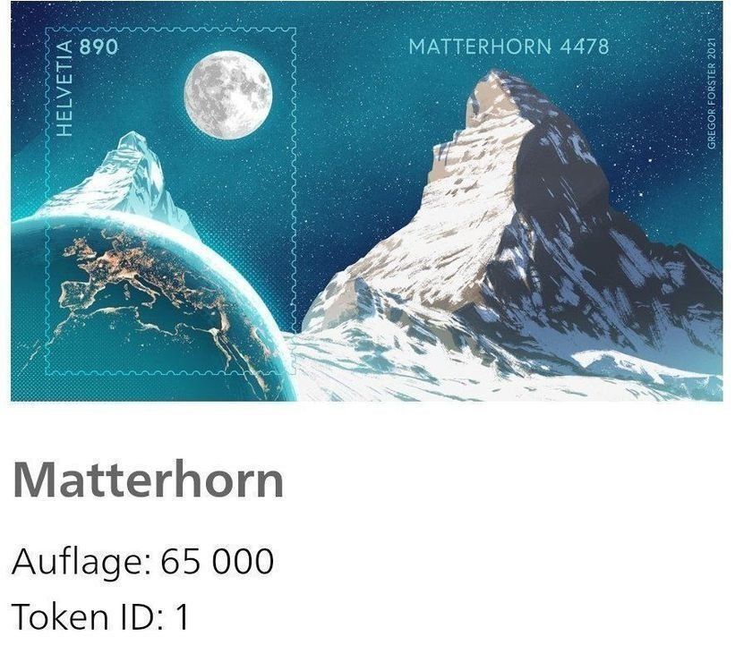 Tutti i francobolli: Swiss Crypto Stamp – Usato da Fislisbach venduto da Basil_