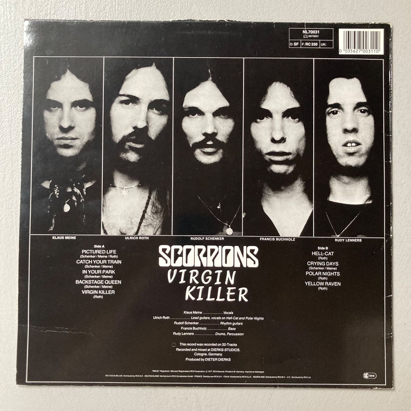 Dischi in vinile: Scorpions - Virgin Killer - LP – Usato da dachsen venduto da oheio 1