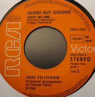 Vinyl Single Jose Feliciano - Light My Fire