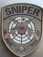 Sniper Abzeichen Badges super mit Klett neu