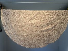 Runde Tischdecke beige / creme glänzend von sander  Ø 170 cm