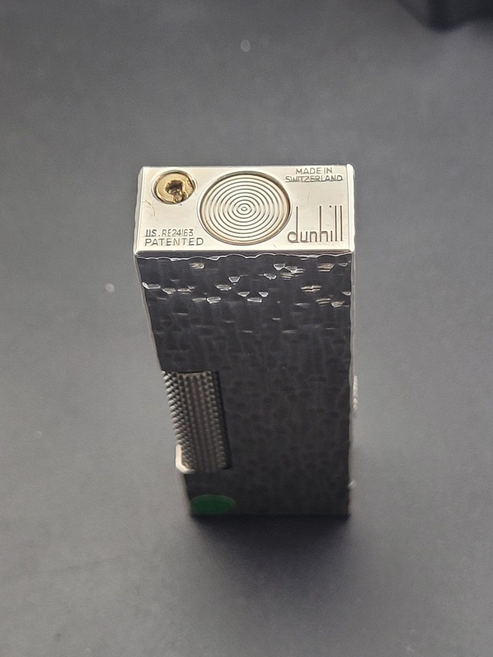 Dunhill Accendini: Dunhill Rollagas Bodenkappe Verschlussdeckel in Silber – Nuovo (secondo la descrizione) da Emmenbrücke venduto da Feuerzeugservice 1