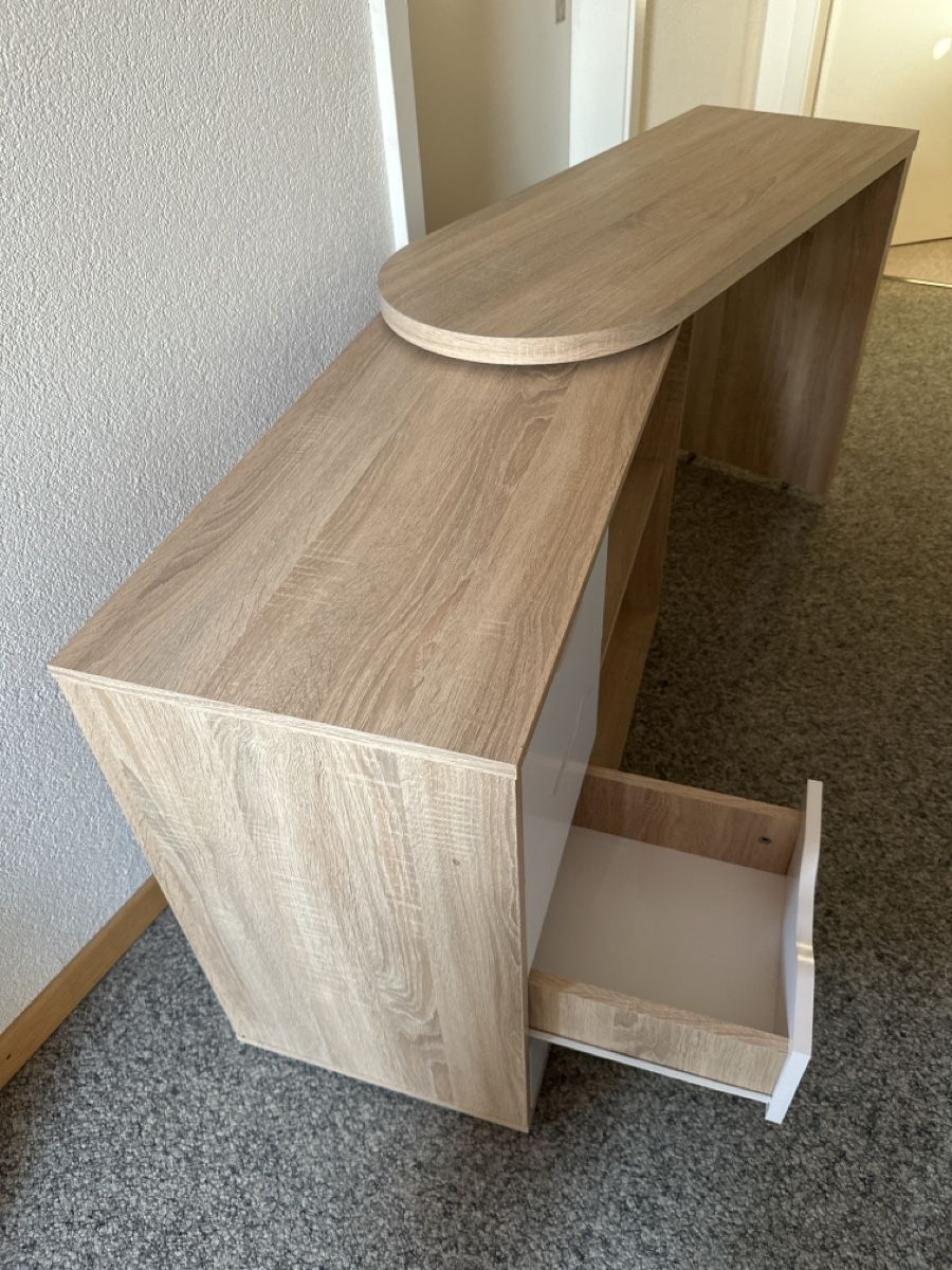 Schreibtische: Schreibtisch Eckelement mit Schubladen – Gebraucht aus Ittigen von Carleu 5
