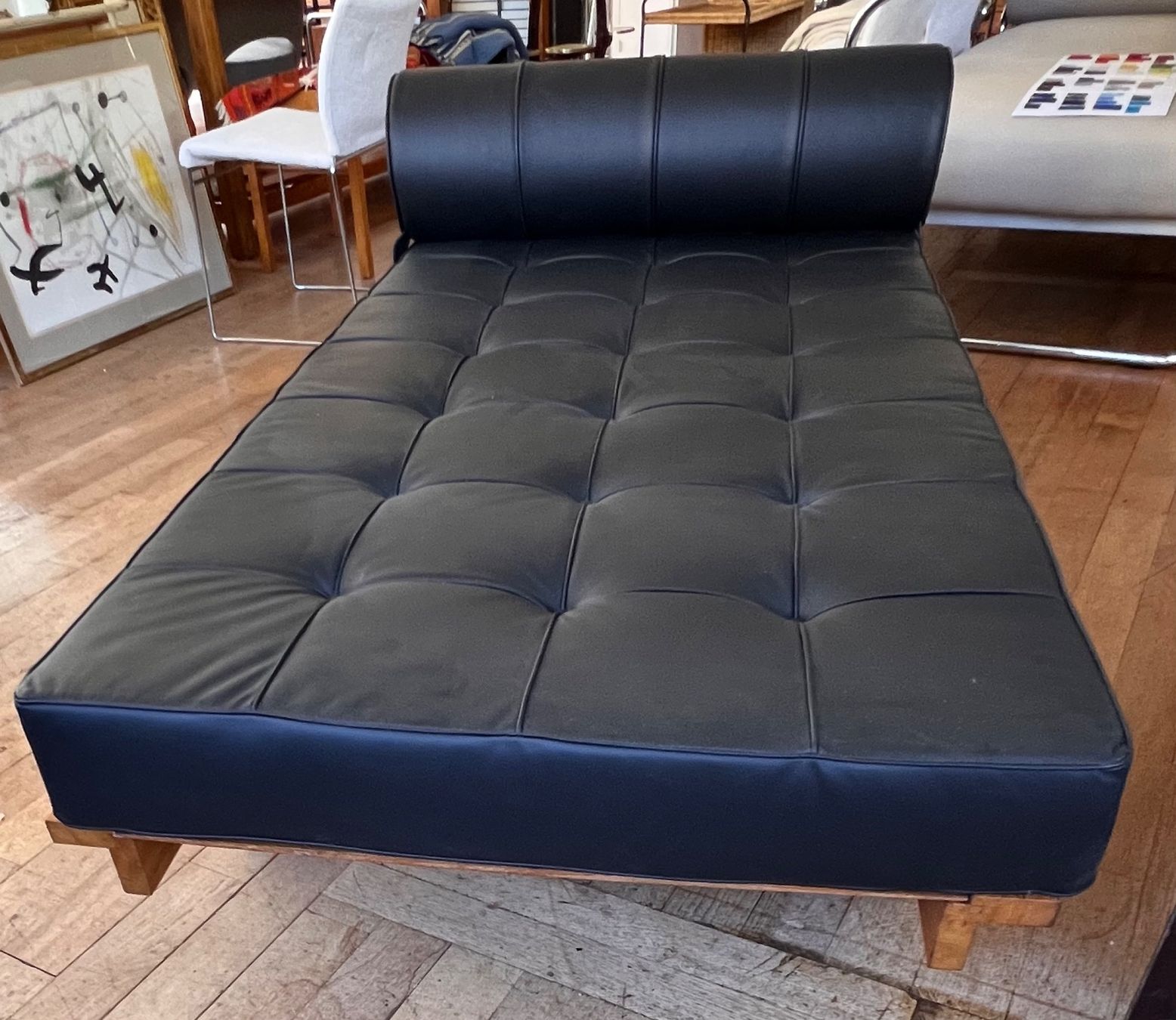 Sedie a sdraio: Werner Blaser Daybed, Mid-Century Designklassiker, Eiche – Usato da Tecknau venduto da salzberg.ch 2