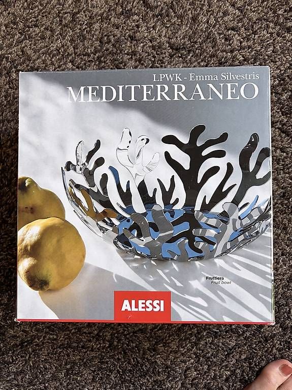 Schalen: Alessi Früchteschale Mediterraneo Rot – Gebraucht aus Hünenberg von Kaloli