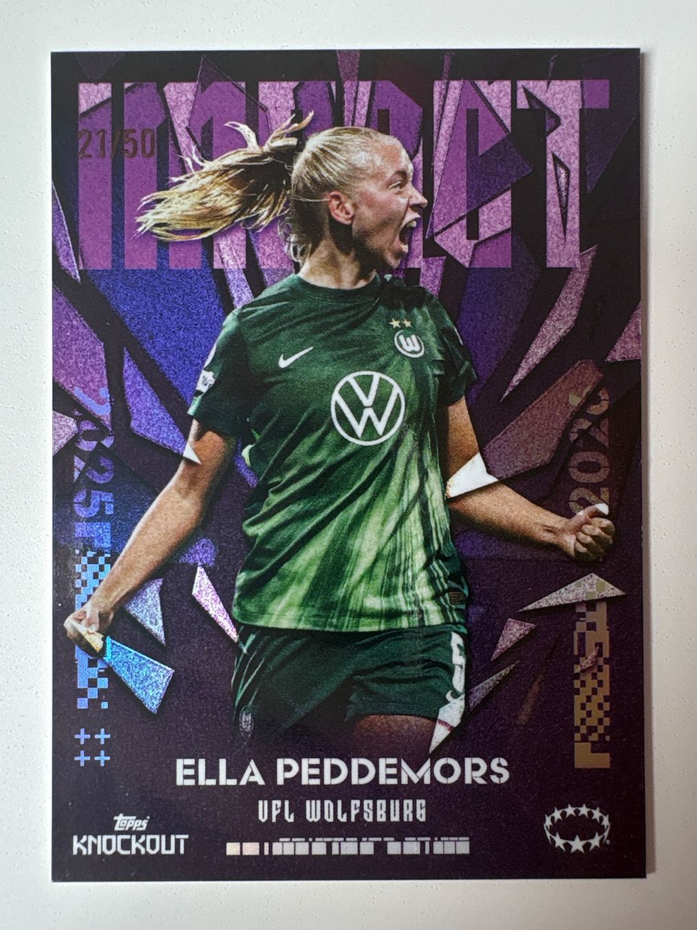Topps Carte collezionabili: Topps Knockout UWCL Ella Peddemors /50 – Nuovo (secondo la descrizione) da Kiesen venduto da jan_siegenthaler