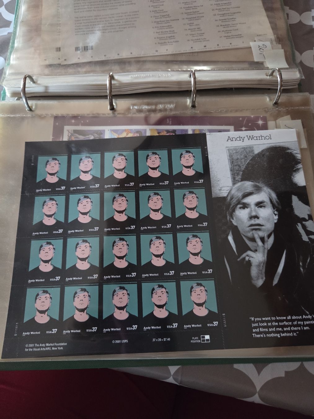 Tutti i francobolli: Andy Warhol - Timbre rare - Collection Automne! Superbe. – Nuovo (secondo la descrizione) da Ménières venduto da Roxane262