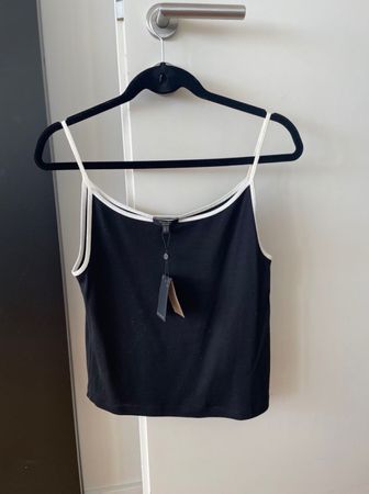 black Massimo Dutti top