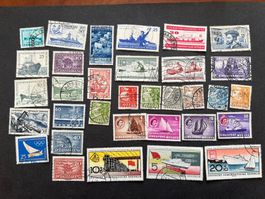 Lot Schiffe ganze Welt meist gestempelt  (M100)